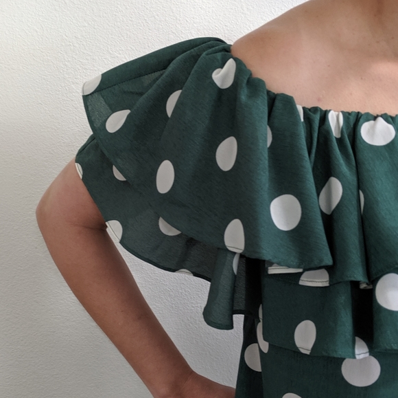 NWOT ~ SHEIN Off the Shoulder Tunic Dress - Picture 2 of 5